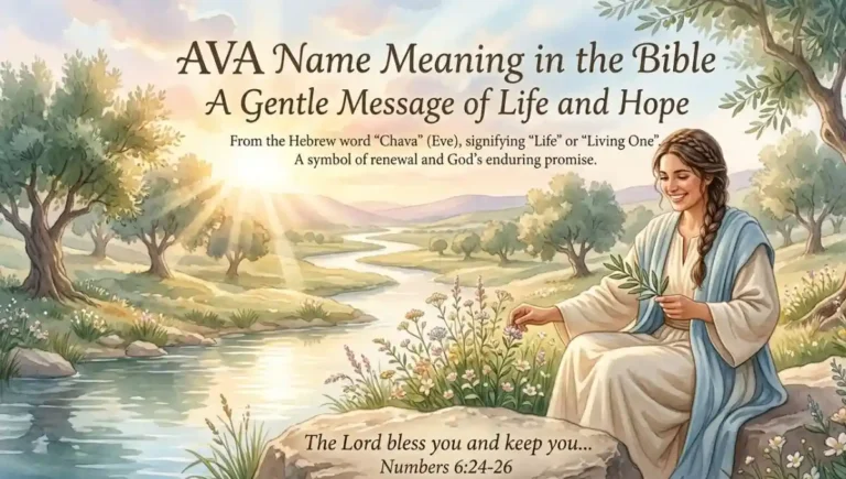 Ava Name Meaning in Bible: A Gentle Message of Life and Hope