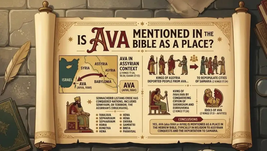 Is Ava Mentioned in the Bible as a Place?