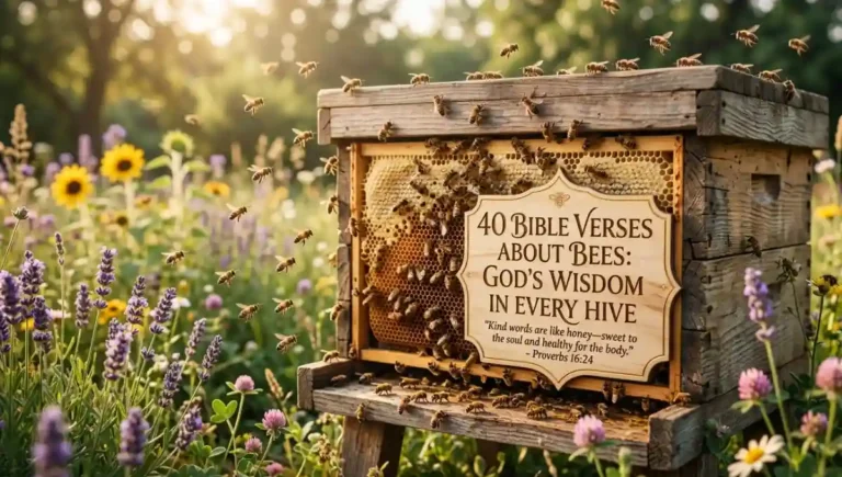 40 Bible Verses About Bees: God's Wisdom in Every Hive