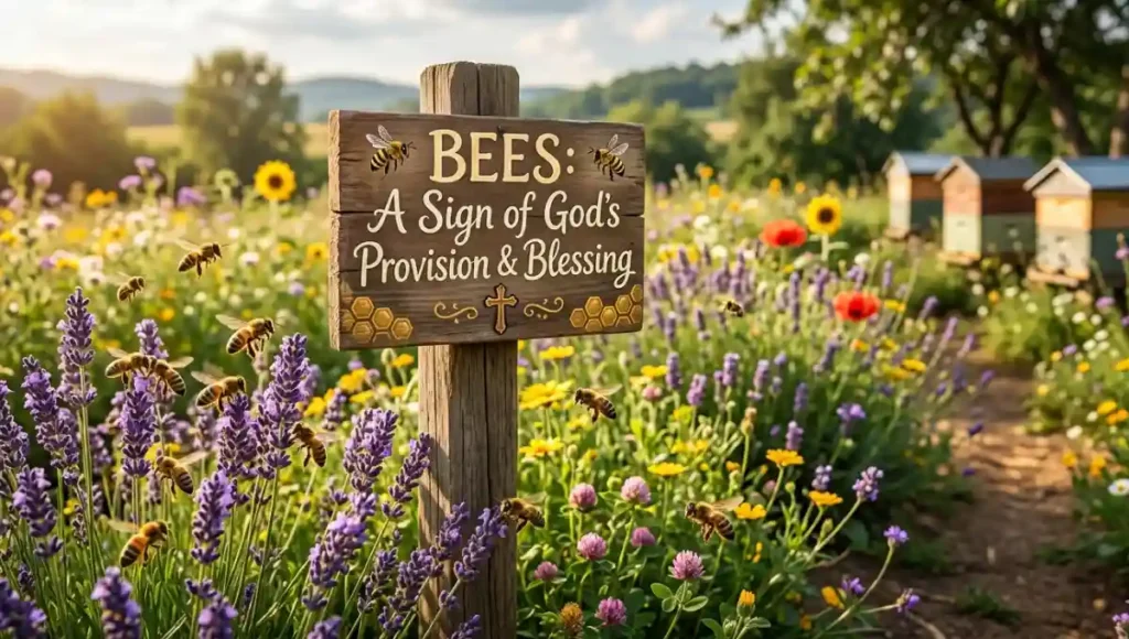 Bees as a Sign of God's Provision and Blessing
