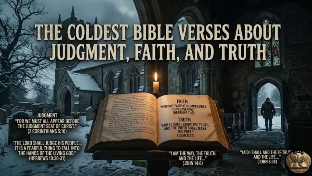 Coldest Bible Verses About Judgment, Faith, and Truth