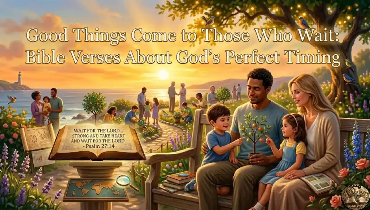 Good Things Come to Those Who Wait: Bible Verses About God's Perfect Timing