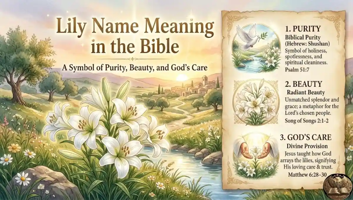 Lily Name Meaning in the Bible: A Symbol of Purity, Beauty, and God's Care