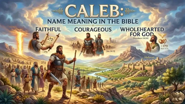 Caleb Name Meaning in the Bible: Faithful, Courageous, and Wholehearted for God