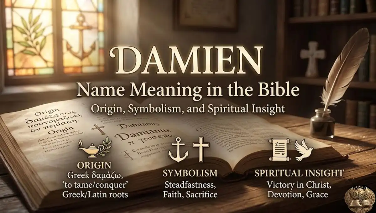 Damien Name Meaning in the Bible: Origin, Symbolism, and Spiritual Insight
