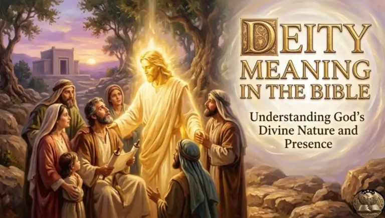Deity Meaning in the Bible: Understanding God's Divine Nature and Presence