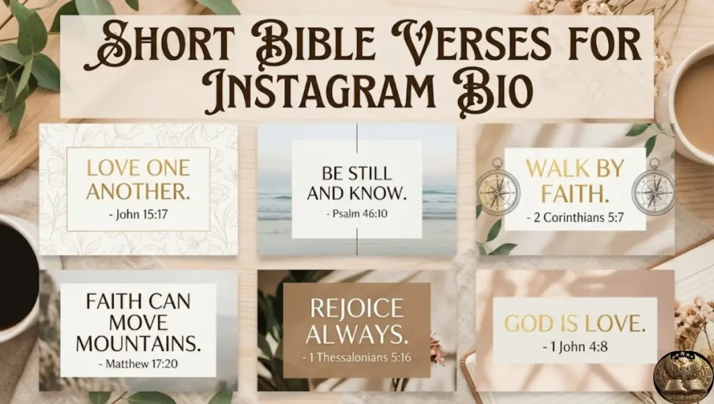 Cute Bible Verses for Instagram Bio