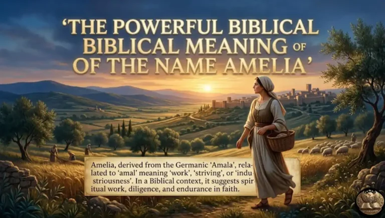 The Powerful Biblical Meaning of the Name AMELIA