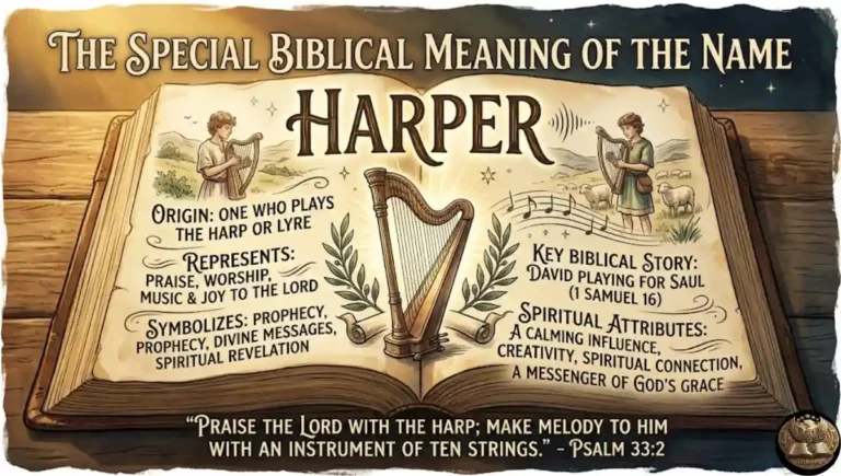 The Special Biblical Meaning of the Name HARPER
