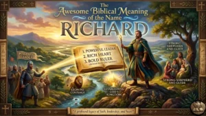 The Awesome Biblical Meaning of the Name RICHARD 