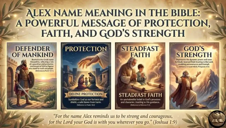 Alex Name Meaning in the Bible: A Powerful Message of Protection, Faith, and God's Strength