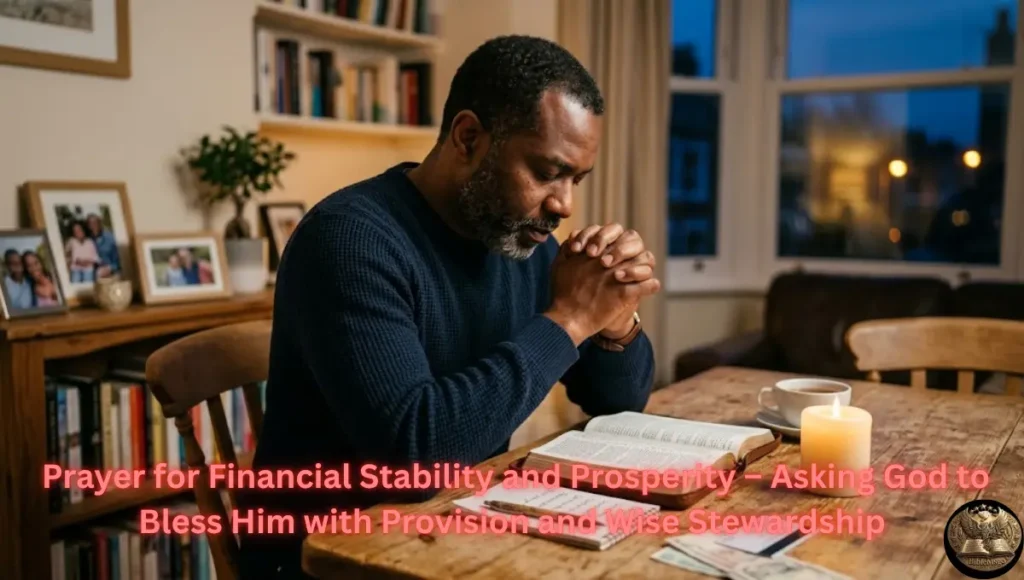 Prayer for Financial Stability and Prosperity Asking God to Bless Him with Provision and Wise Stewardship
