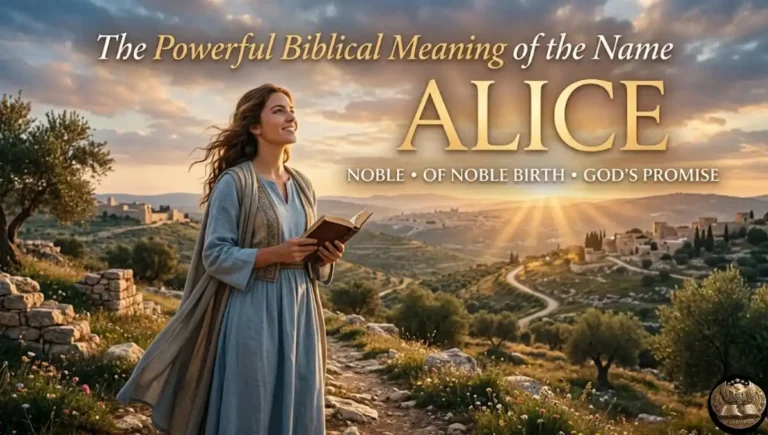 The Powerful Biblical Meaning of the Name ALICE