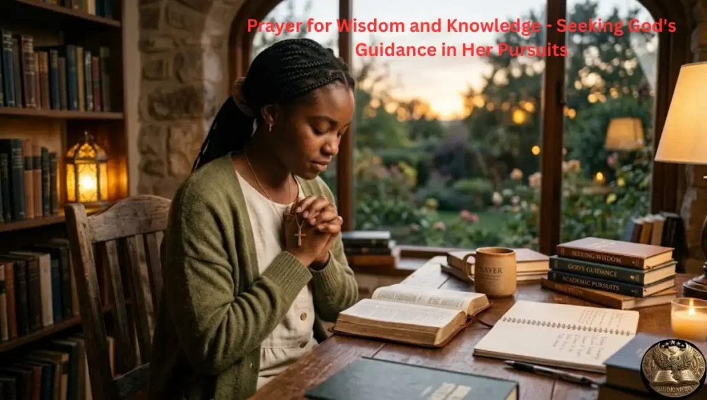 Prayer for Wisdom and Knowledge – Seeking God's Guidance in Her Pursuits