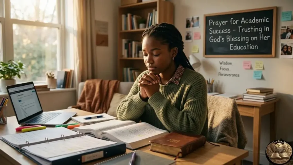 Prayer for Academic Success – Trusting in God's Blessing on Her Education