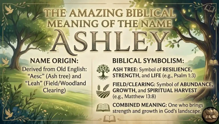The Amazing Biblical Meaning of the Name Ashley