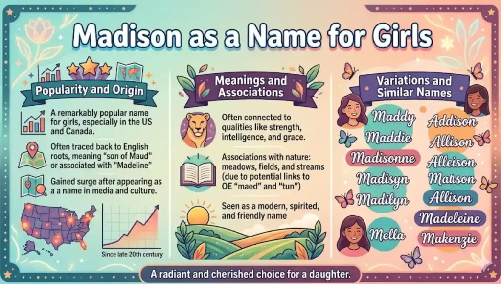 Madison as a Name for Girls