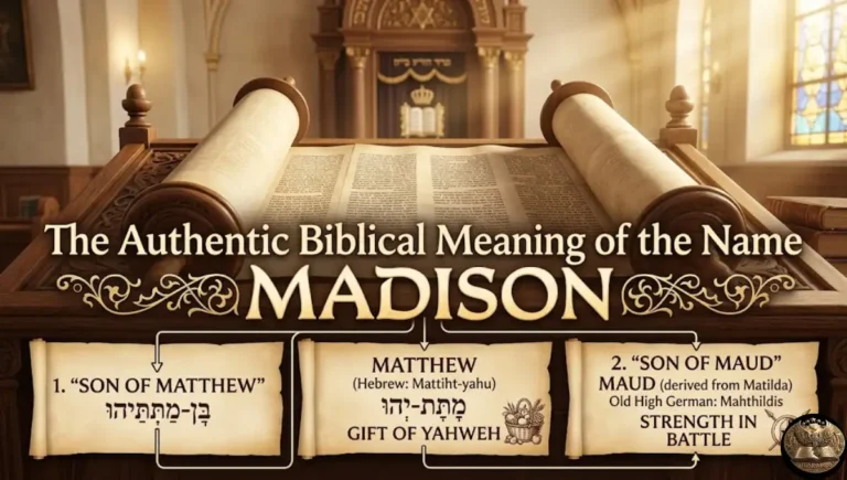 The Authentic Biblical Meaning of the Name MADISON