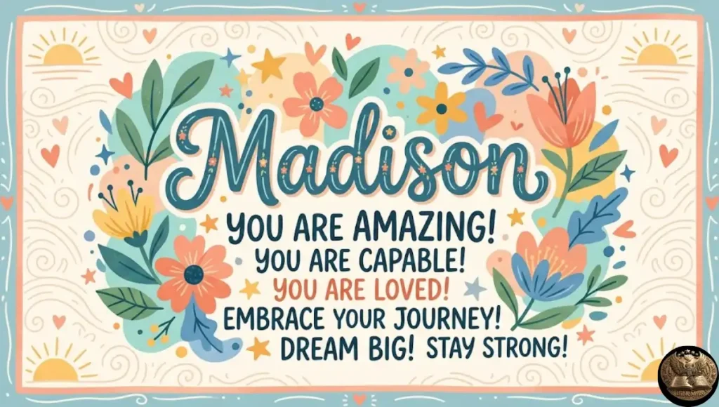 Encouragement for Those Named Madison
