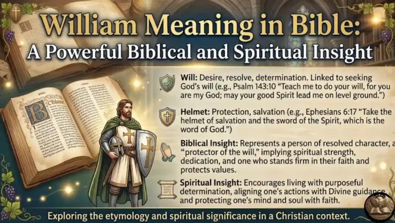 William Meaning in Bible: A Powerful Biblical and Spiritual Insight
