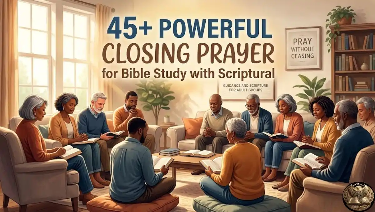 45+ Powerful Closing Prayer for Bible Study with Scriptural