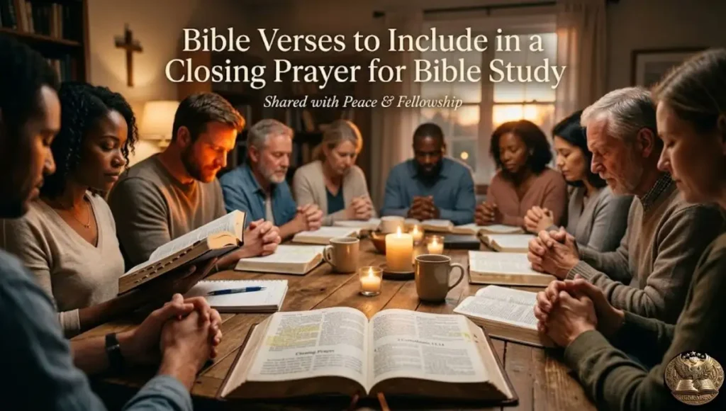Bible Verses to Include in a Closing Prayer for Bible Study
