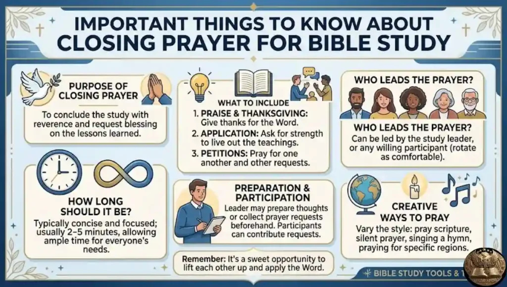 Important Things to Know About Closing Prayer for Bible Study