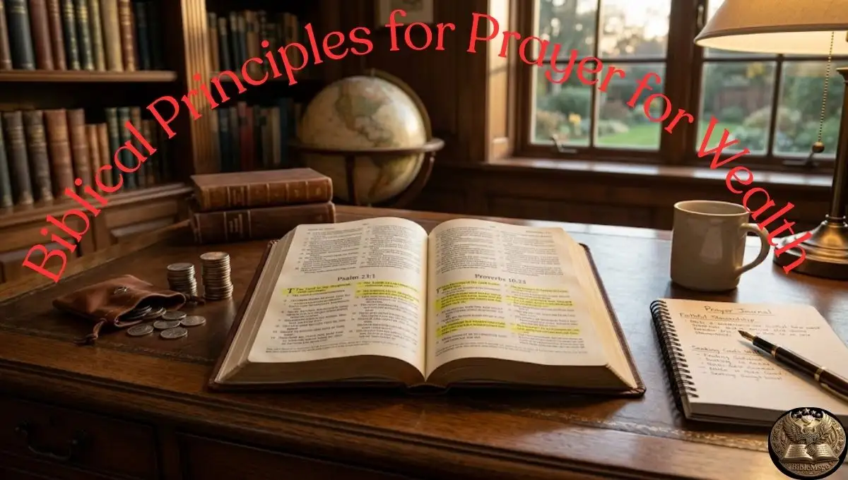 Biblical Principles for Prayer for Wealth
