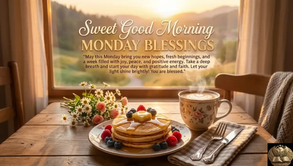 Sweet Good Morning Monday Blessings