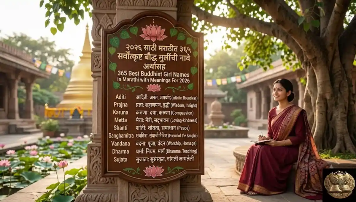 365 Best Buddhist Girl Names in Marathi with Meanings For 2026