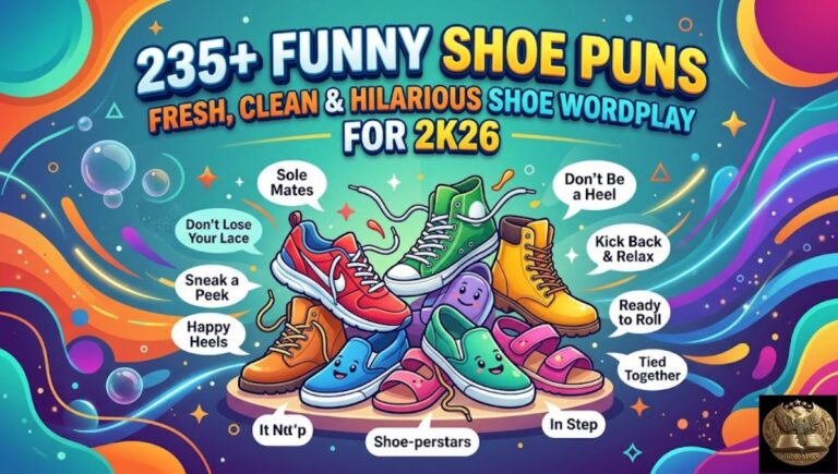 235+ Funny Shoe Puns Fresh, Clean & Hilarious Shoe Wordplay For 2k26 (Updated)