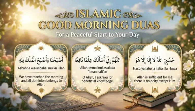 150+ Islamic Good Morning Duas for a Peaceful Start