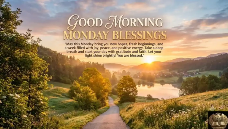 125+ Good Morning Monday Blessings, Images and Quotes