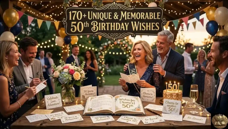 170+ Unique and Memorable 50th Birthday Wishes