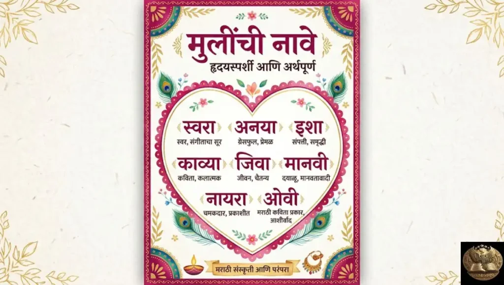 Baby Girl Names in Marathi
