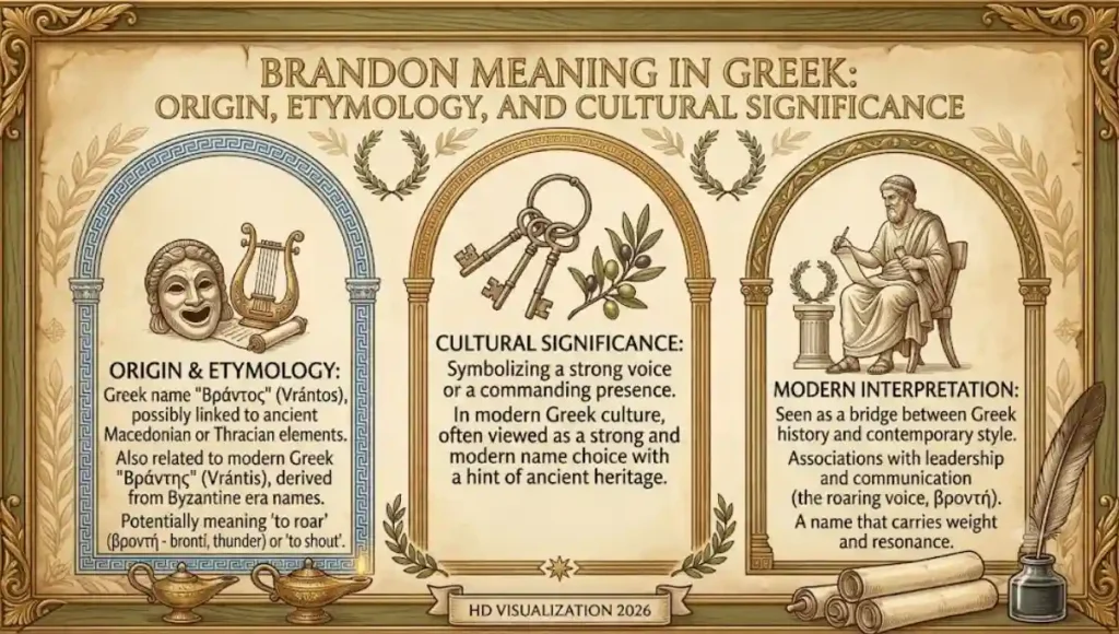 Brandon Meaning in Greek