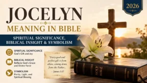 Jocelyn Meaning in Bible – Spiritual Significance, Biblical Insight & Symbolism 2026
