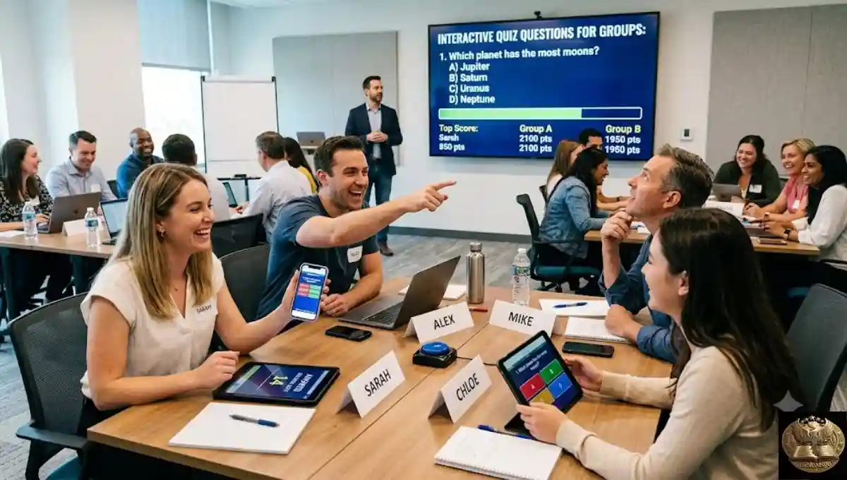 Interactive Quiz Questions for Groups (Meetings and Classrooms)