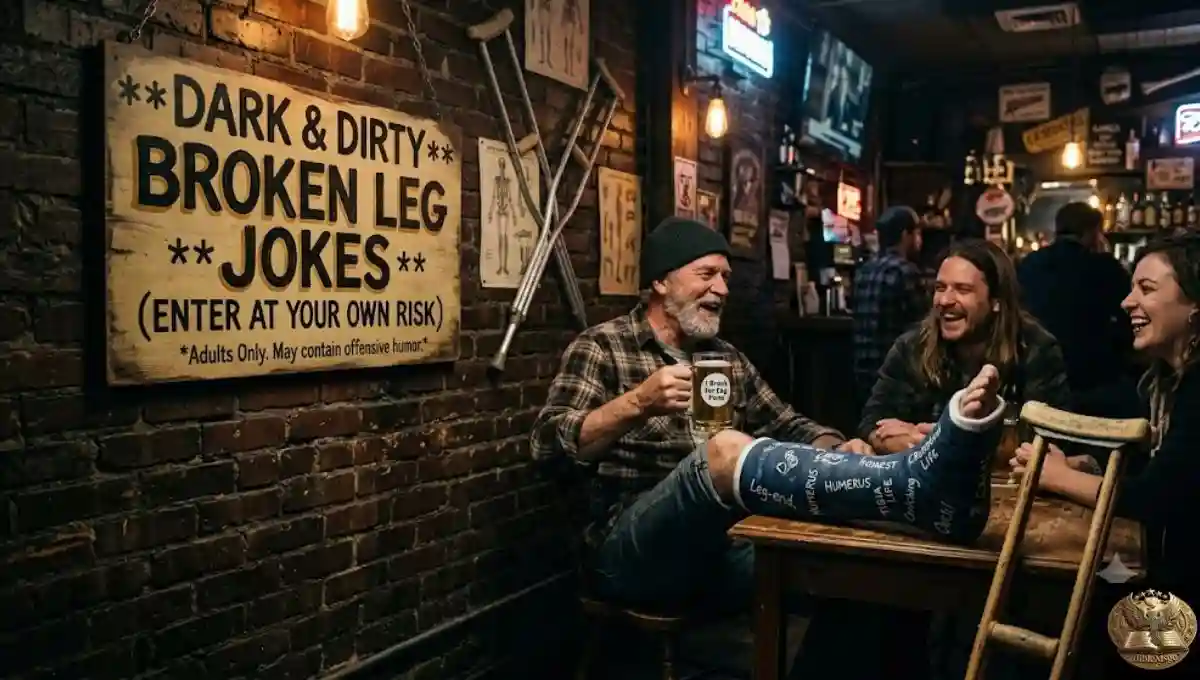 Dark & Dirty Broken Leg Jokes (Enter at Your Own Risk)