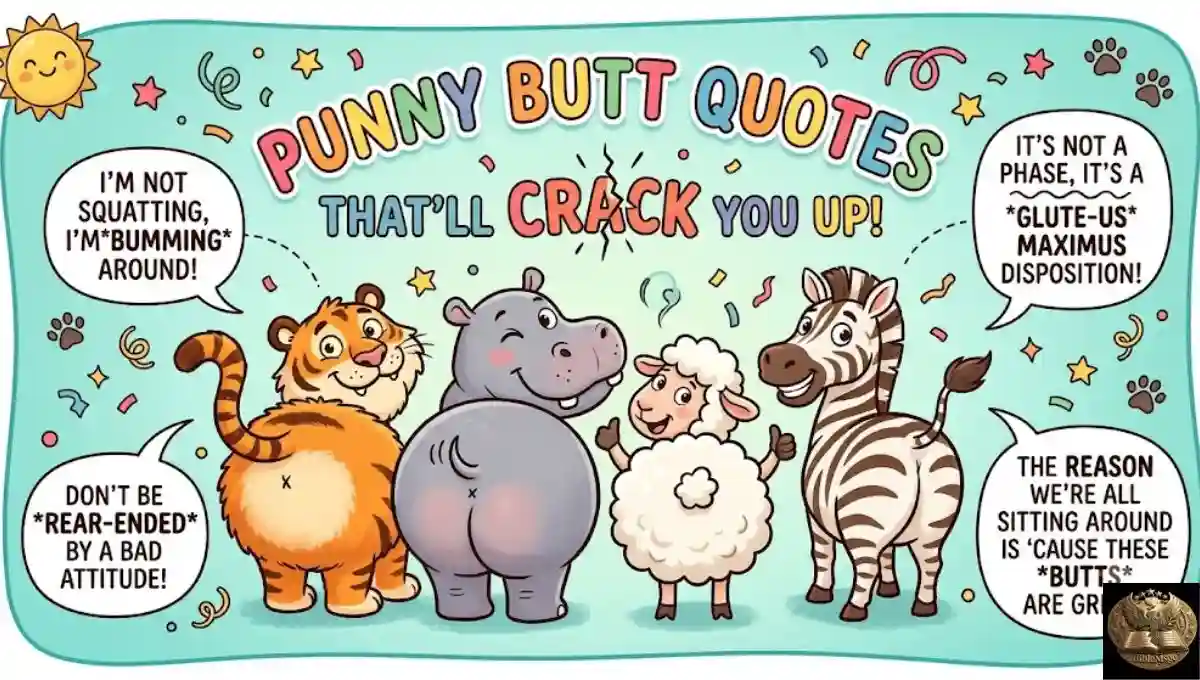 Punny Butt Quotes That'll Crack You Up
