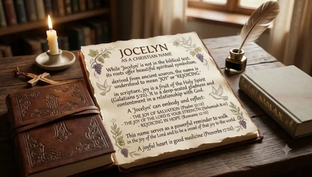 Jocelyn as a Christian Name