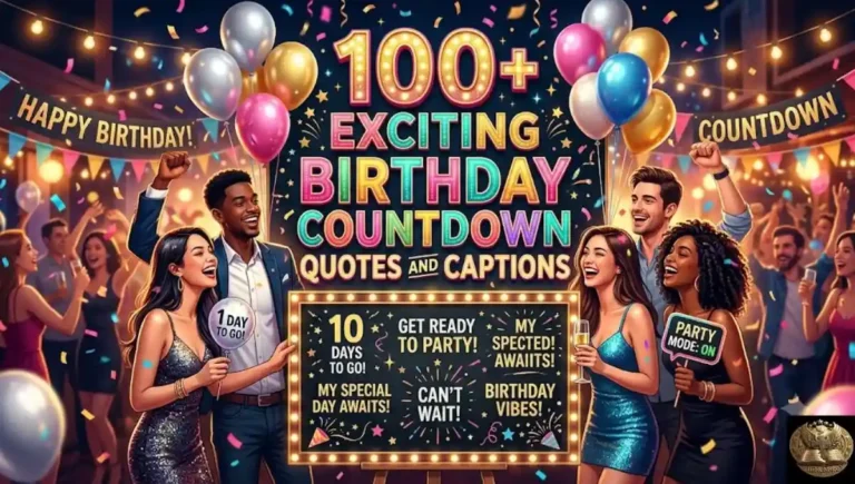 100+ Exciting Birthday Countdown Quotes and Captions